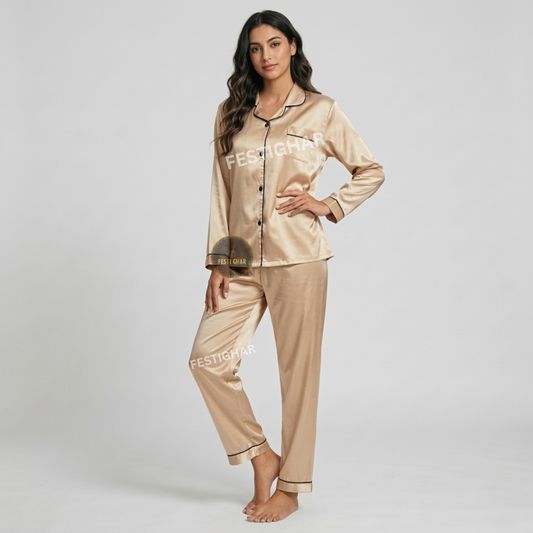 Satin Pajama Set - Personalized