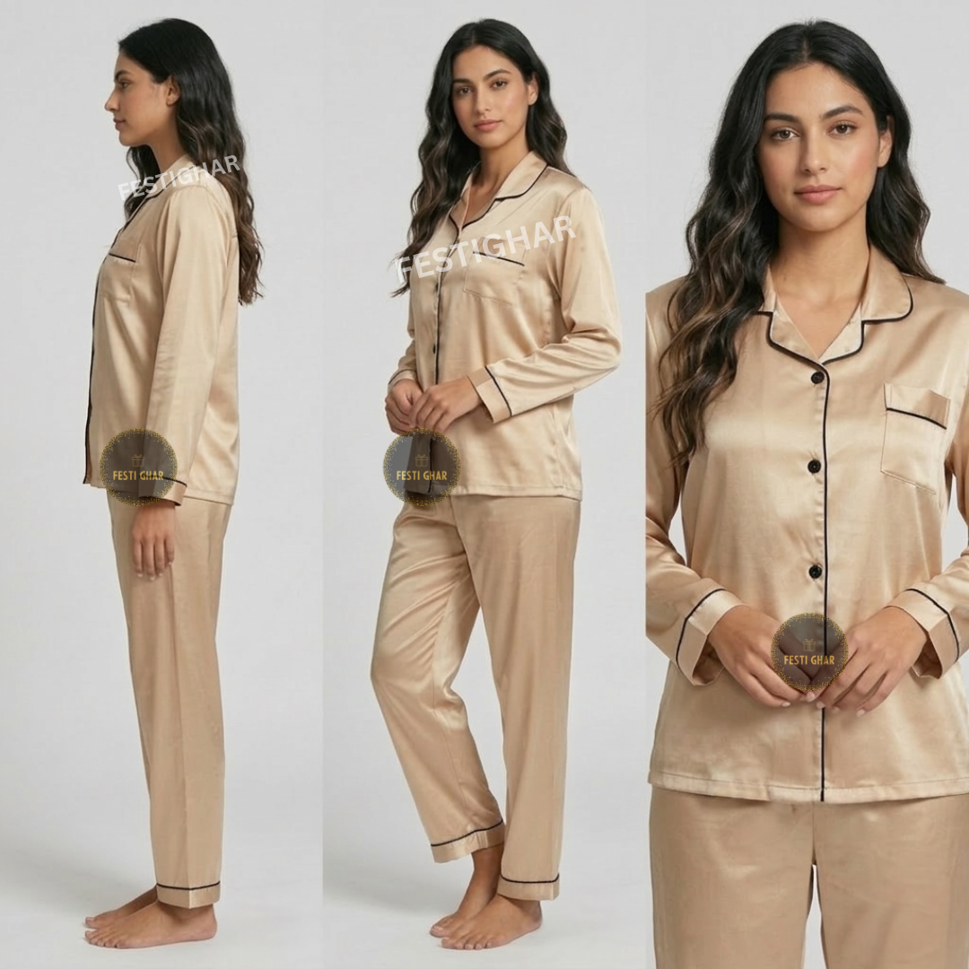 Satin Pajama Set - Personalized