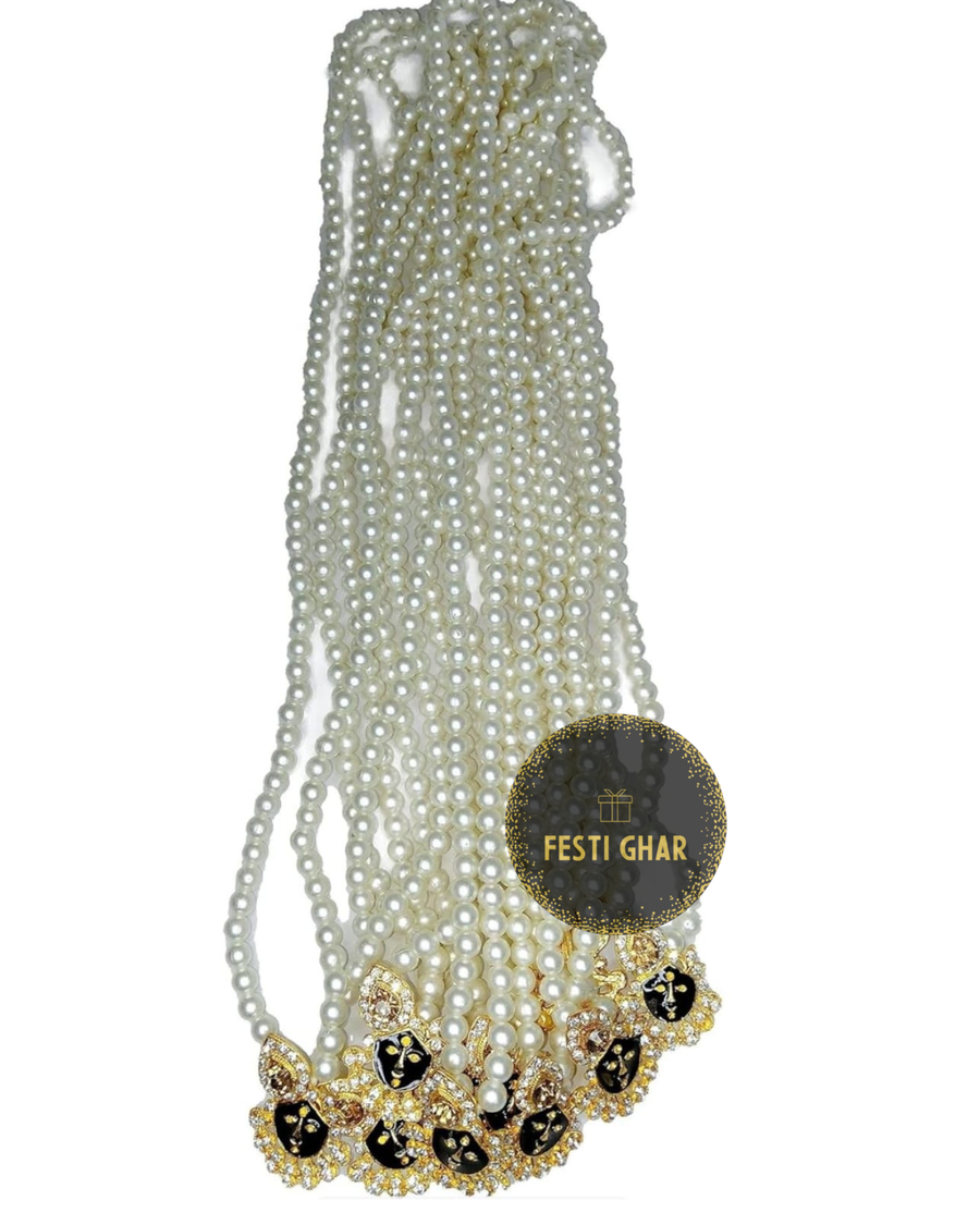 White Beads Welcome Mala