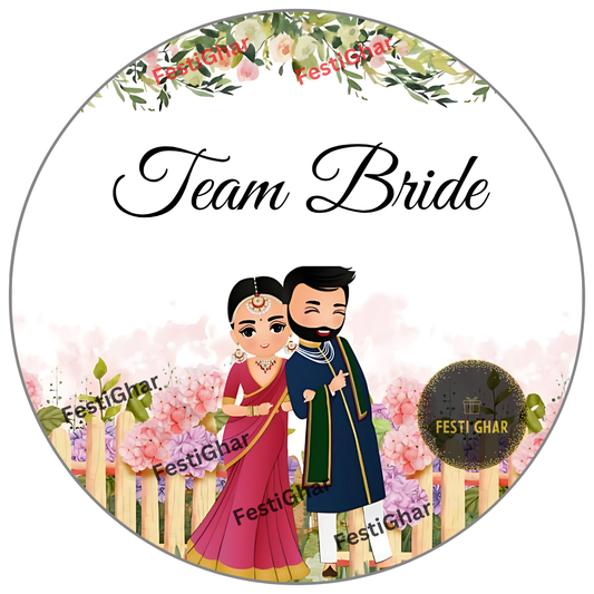 Team Bride Scenic Badges
