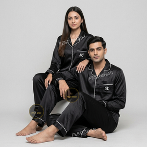 Couple Satin Pajama Sets