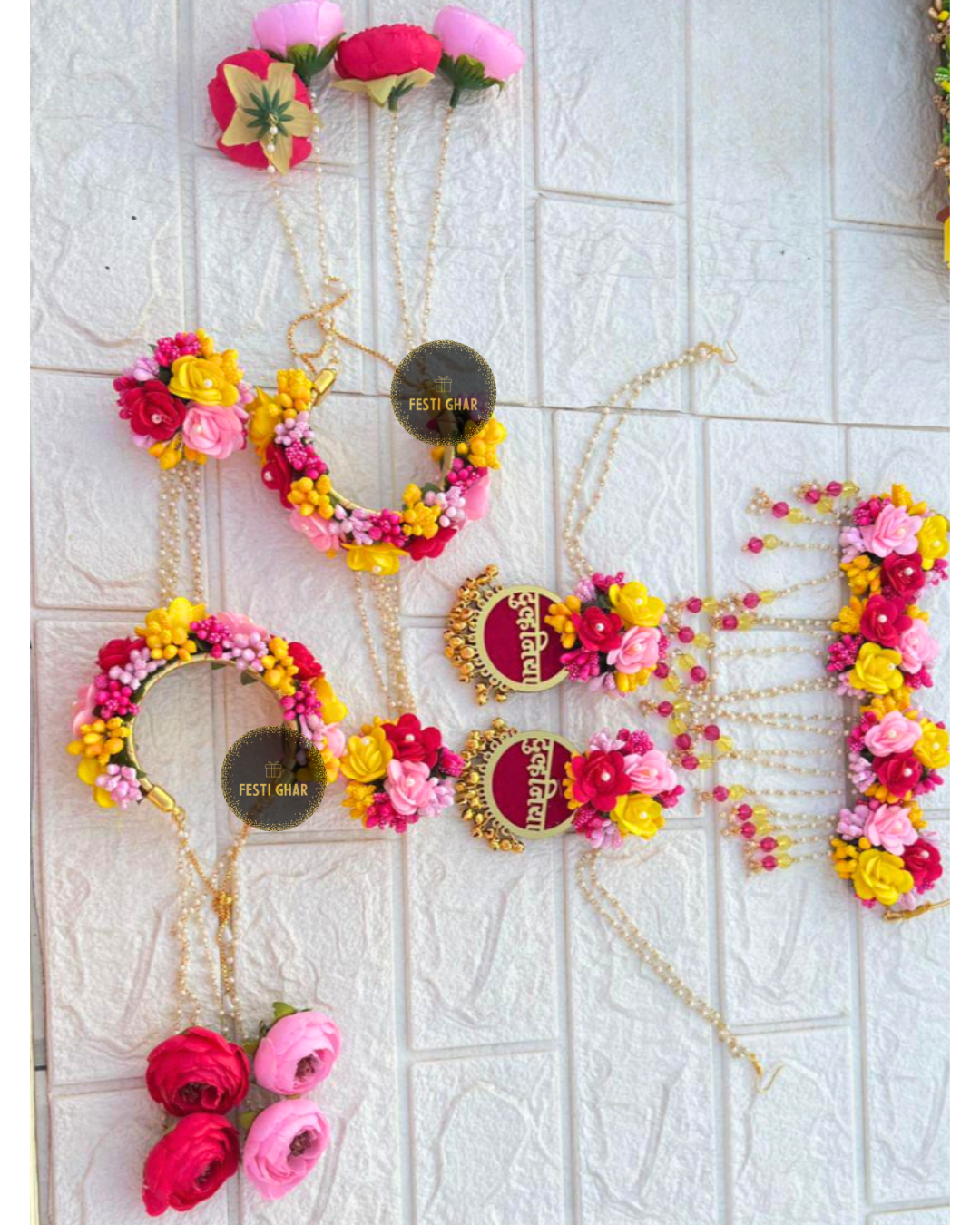 Dulhaniya flower jewellery for wedding