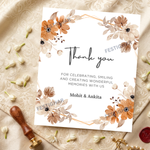 Elegant Thank you Cards customized