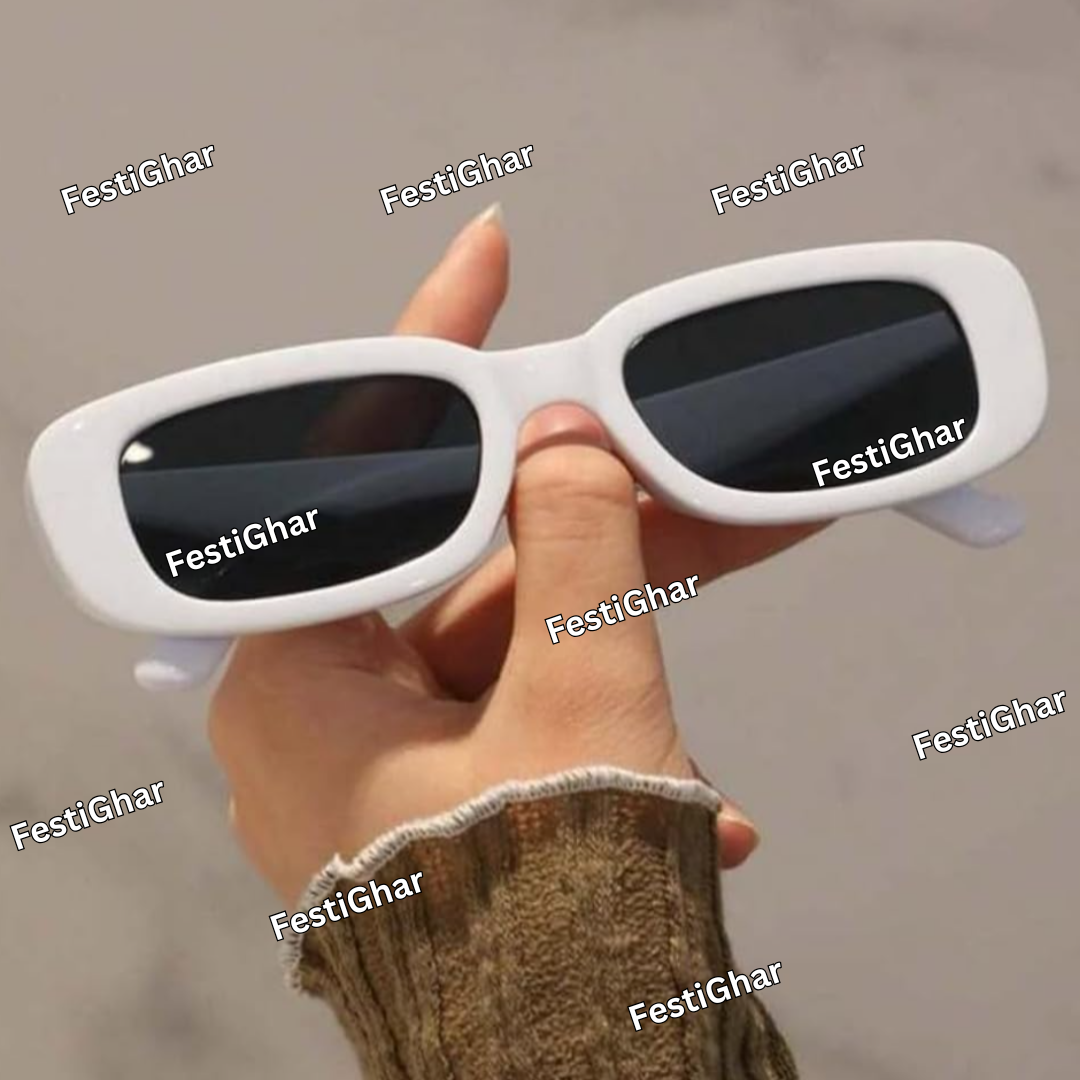 Customized Goggles in White Colour