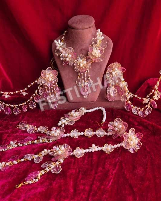 Pretty Acrylic Jewellery set