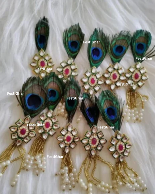 Kundan Brooch Wedding