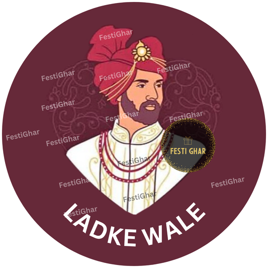 Ladkewale Badges in Maroon