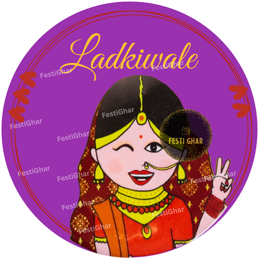 LadkiWale Badges in Purple