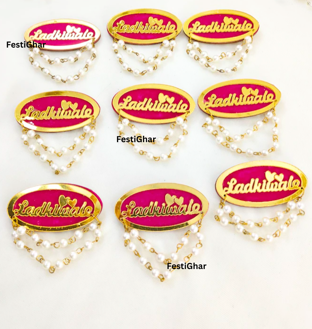 LadkeWale Brooch with pearl
