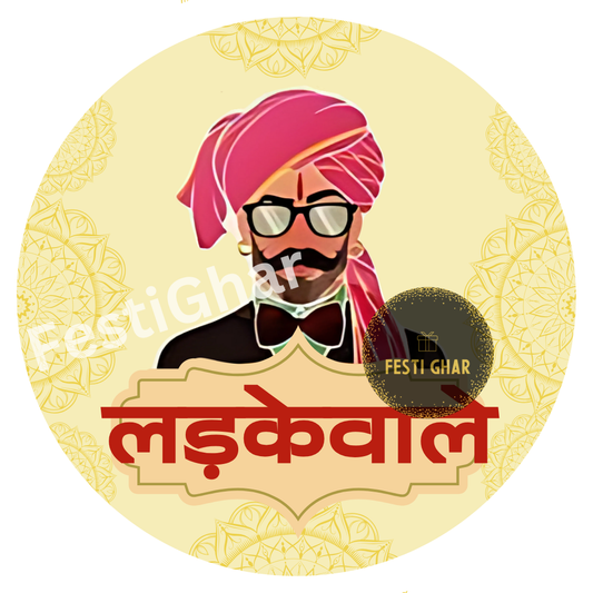 LadkeWale Badges for wedding in hindi