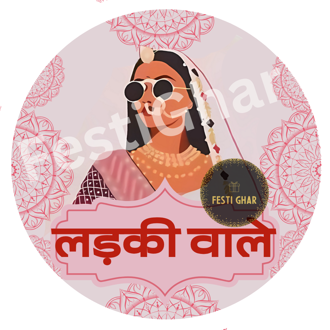 LadkiWale Badges for wedding in hindi