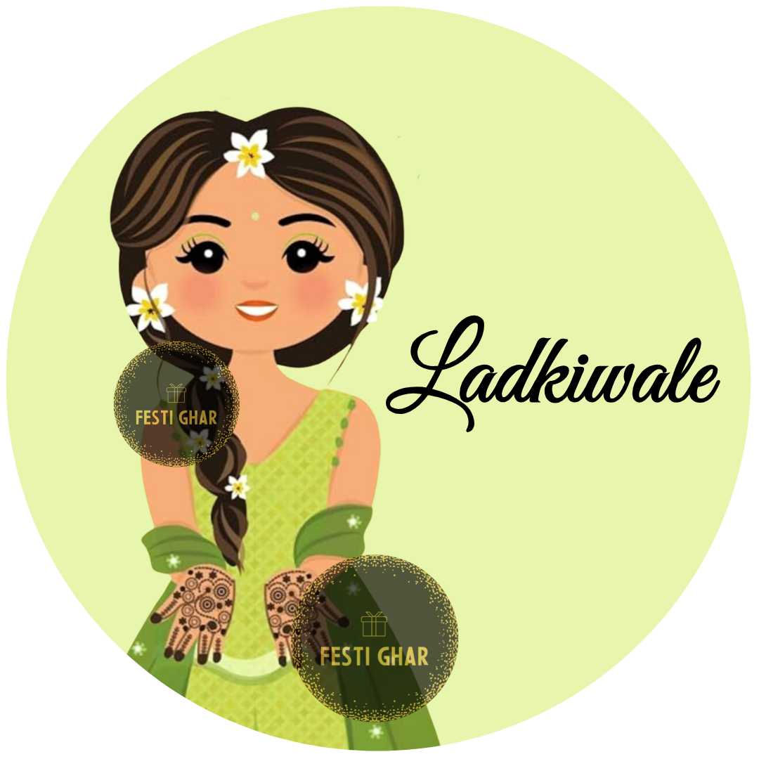 LadkiWale Badges for wedding in green