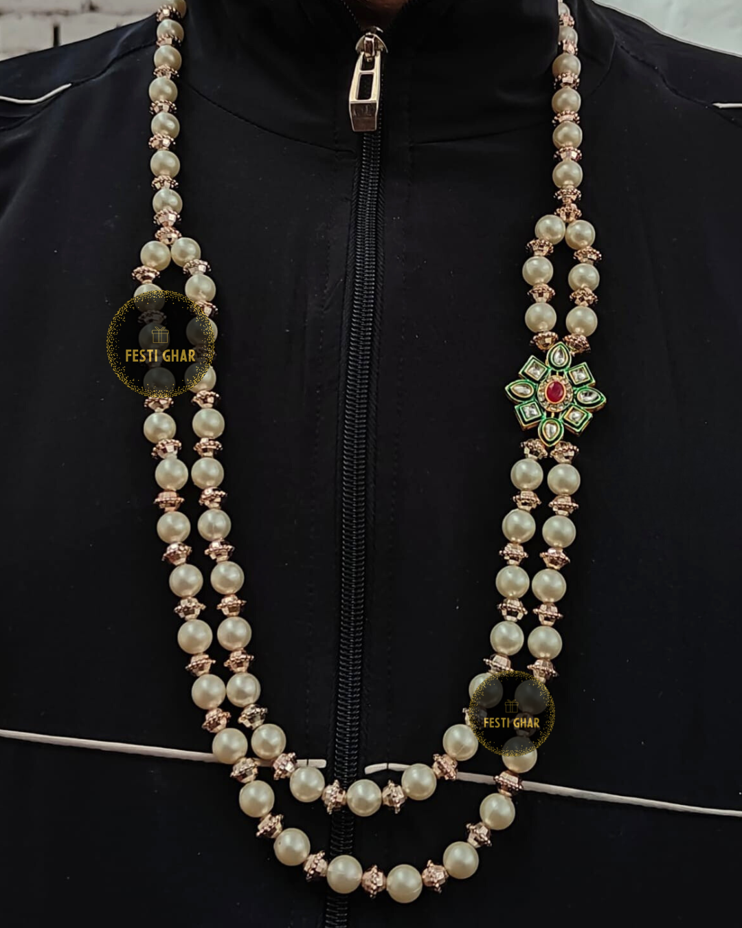 New Kundan Welcome Mala