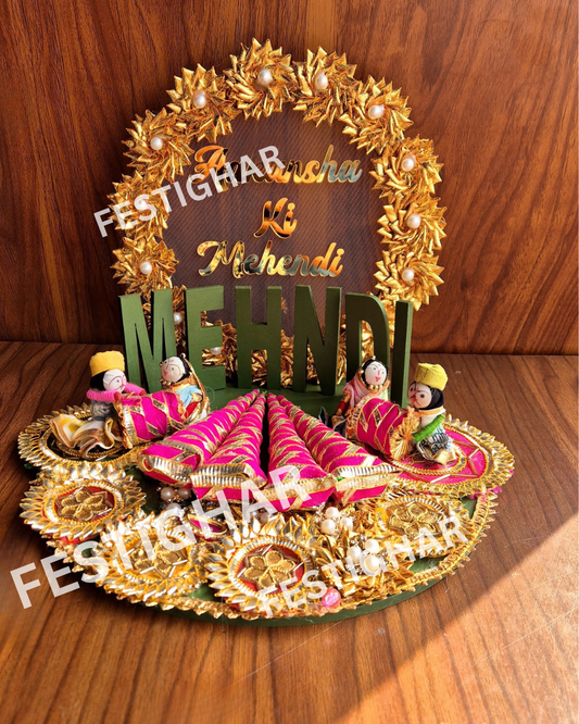 Customized Mehendi Platter