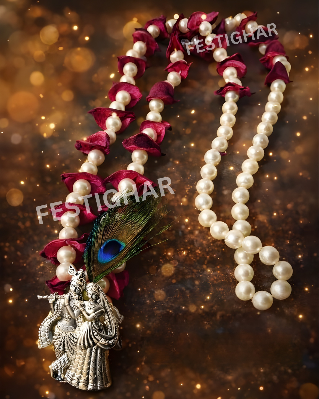 Radha Krishna Barat Welcome Mala
