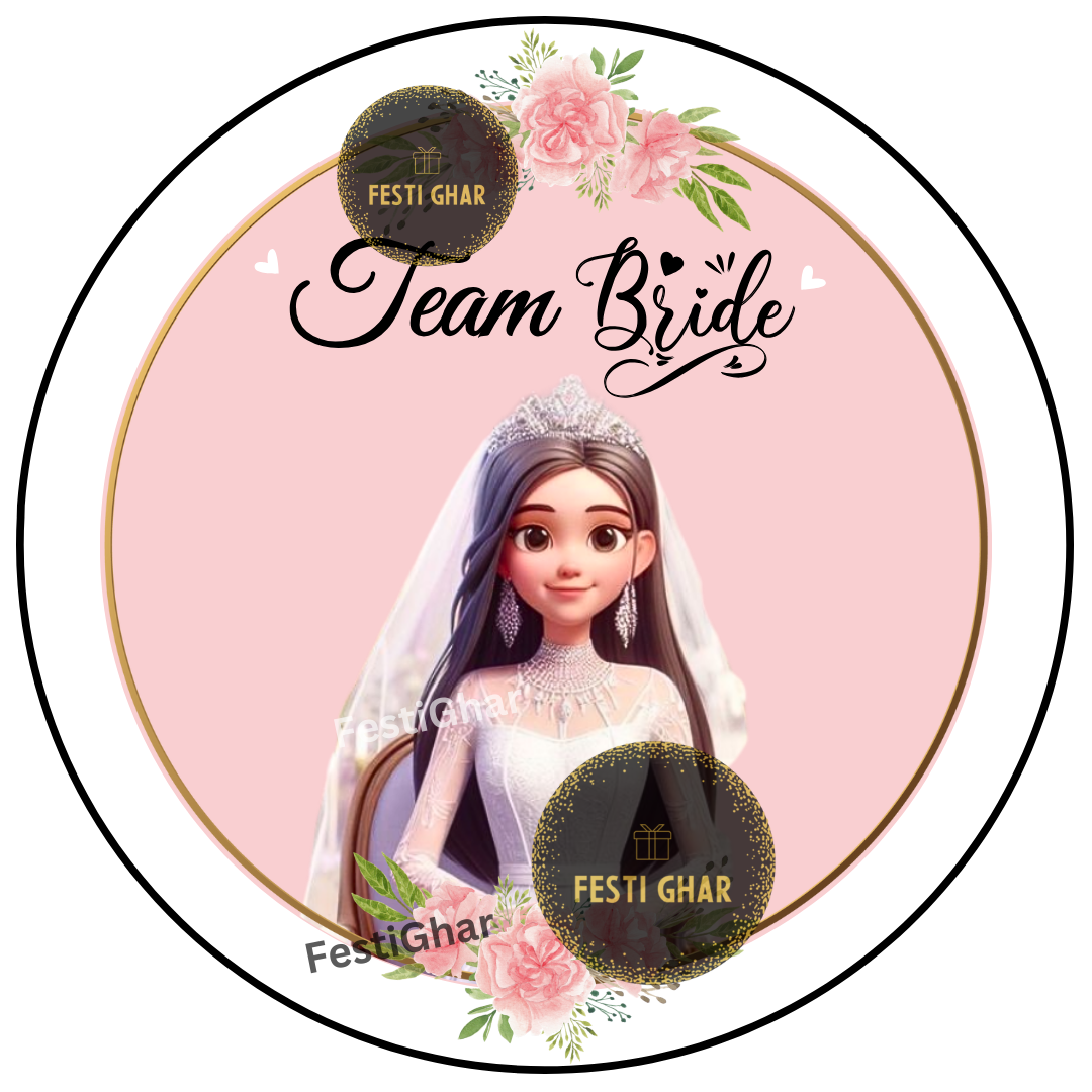 Team Bride Christian Badges