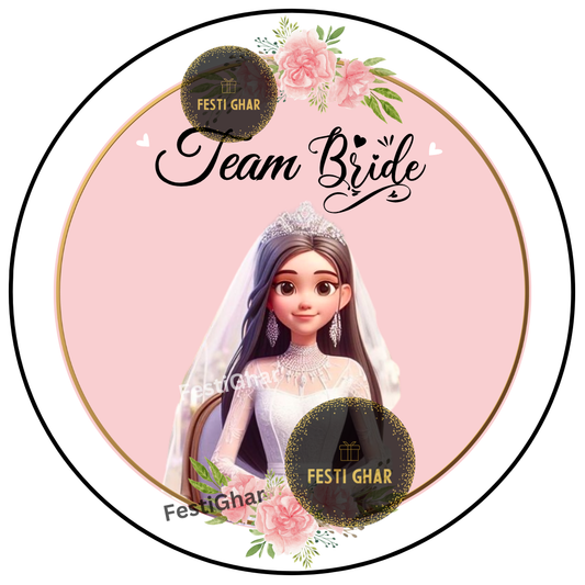 Team Bride Christian Badges