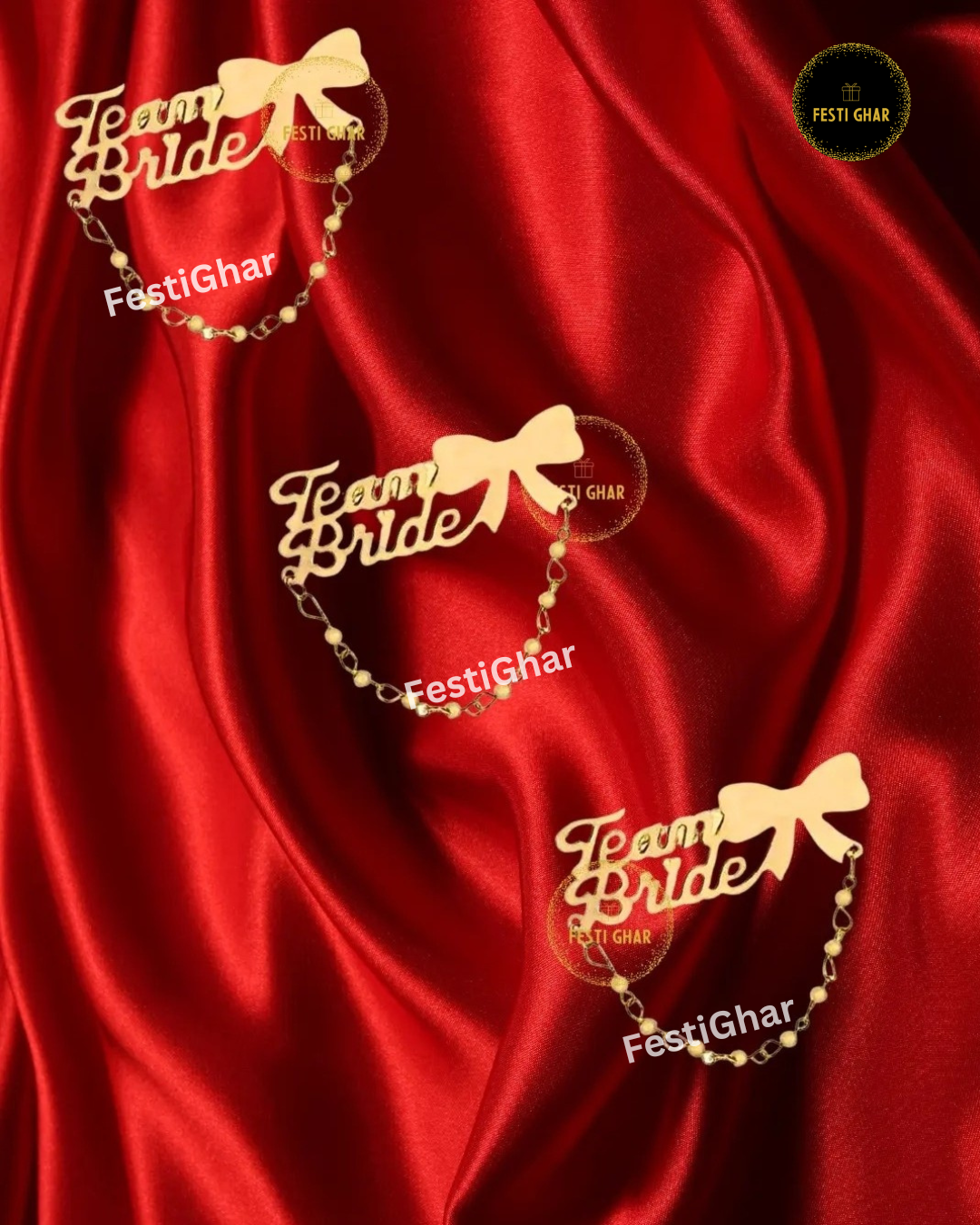 Team Bride Brooch
