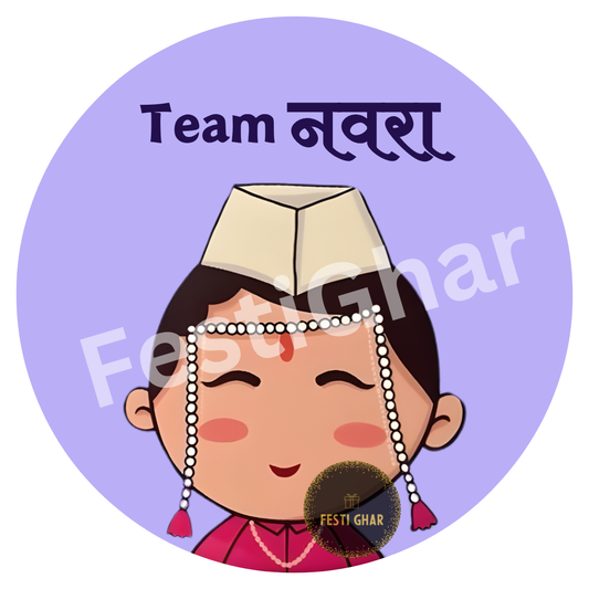 Team Navra Marathi Badges