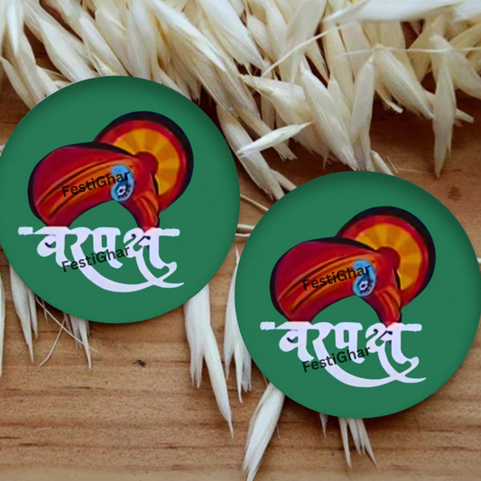 Varpaksh Badge in green colour